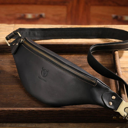 Slim Waist Pack for Men - Fashionable Crossbody Bag