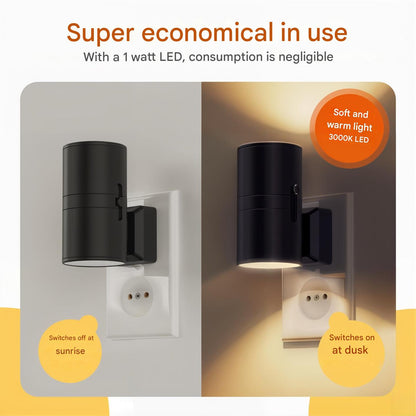 Dimmable Night Light with Sensor - LumenGuard-White-Nora Luxe