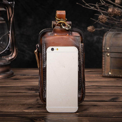 Authentic Leather Men's Belt Bag