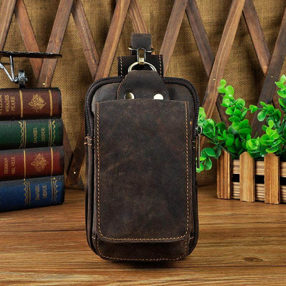 Authentic Leather Men's Belt Bag