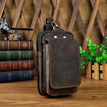 Authentic Leather Men's Belt Bag