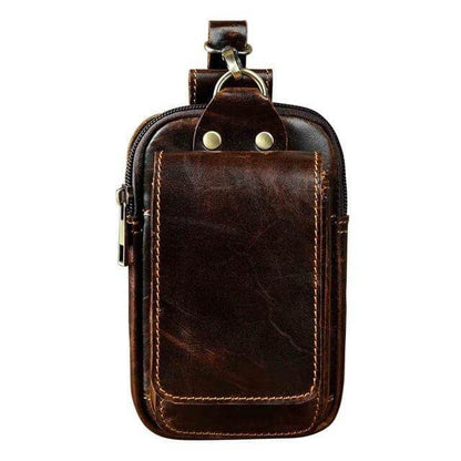 Authentic Leather Men's Belt Bag