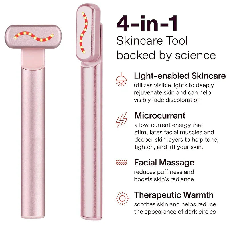 EMS Microcurrent Face Lifting Device - GlowMagic-Silver-Nora Luxe