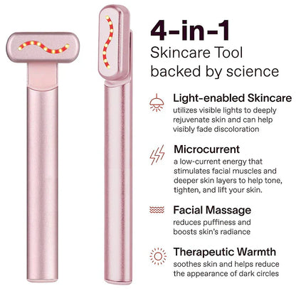 EMS Microcurrent Face Lifting Device - GlowMagic-Silver-Nora Luxe