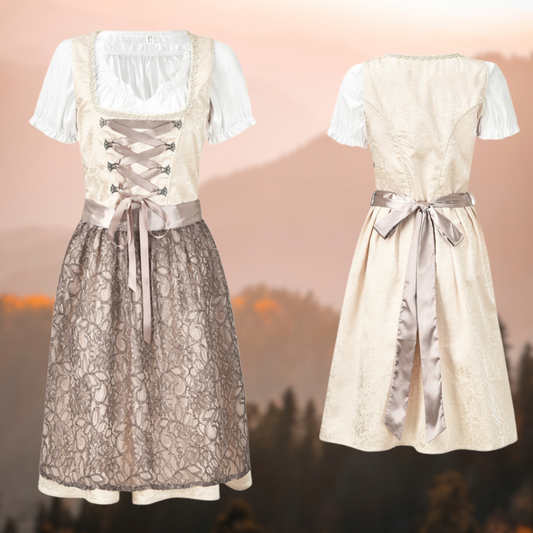 Authentic German Women's Folk Costume Set - Pexav