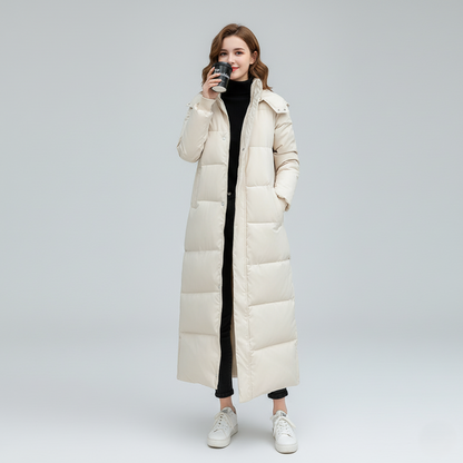 Thermal Down Parka Coat | Warm Hooded Winter Jacket - Nocini