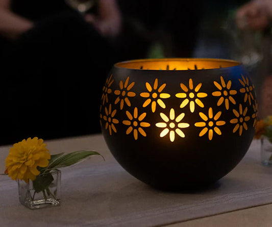 Aromatic Floral Candle Light with Diffuser - Pexav