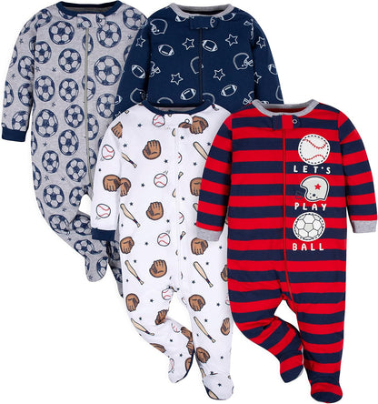 Gerber Baby Sleepsuit for Boys with Feet-C-0-3 months-Nora Luxe