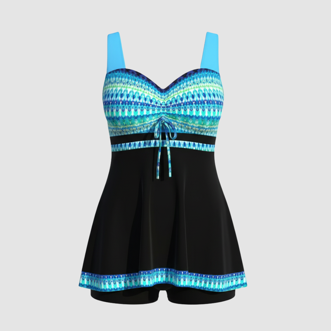 Image of Irene | Women's Nautical Swim Dress