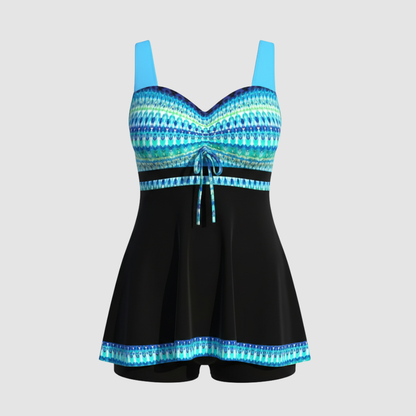 Image of Irene | Women's Nautical Swim Dress