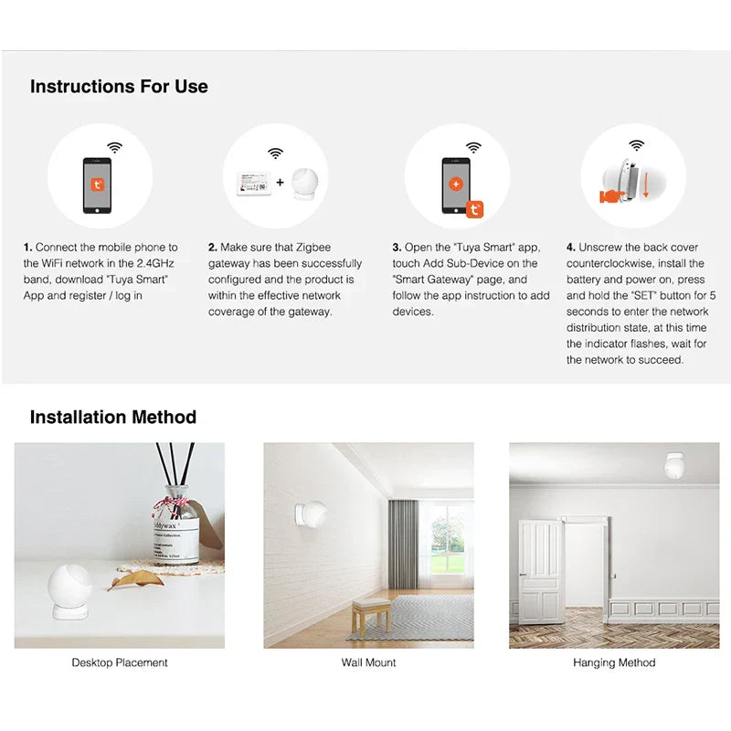 PIR Motion Sensor - SmartGuard-Nora Luxe