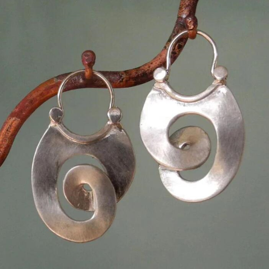 Antique Style Twisted Drop Earrings - Pexav