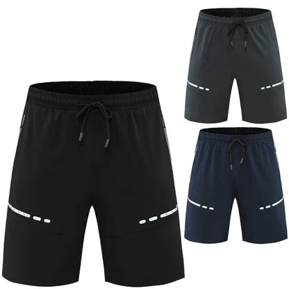 Sporty & Stylish Slim-Fit Training Shorts with Zipper Pockets - Kian-Black-S-Nora Luxe