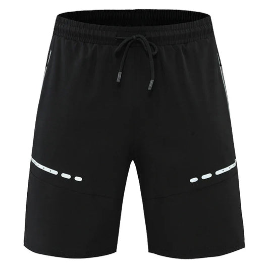 Athletic Fit Running Shorts with Zip Pockets - Pexav