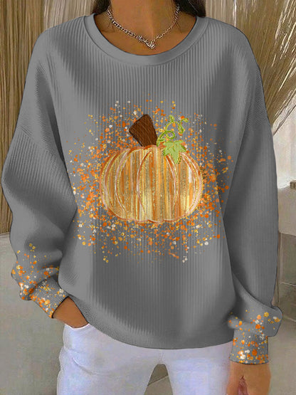 Autumn Pumpkin Graphic Sweatshirt