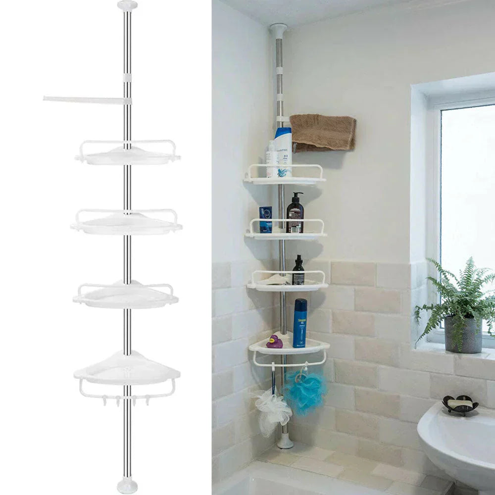 Adjustable Shower Caddy with 4 Tier Storage - Pexav