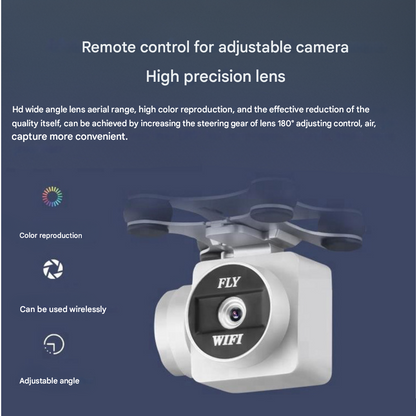 Waterproof AI Drone - AeroQuest-Black-With Camera-The Livary