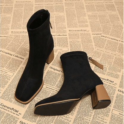 Ankle High Leather Boot