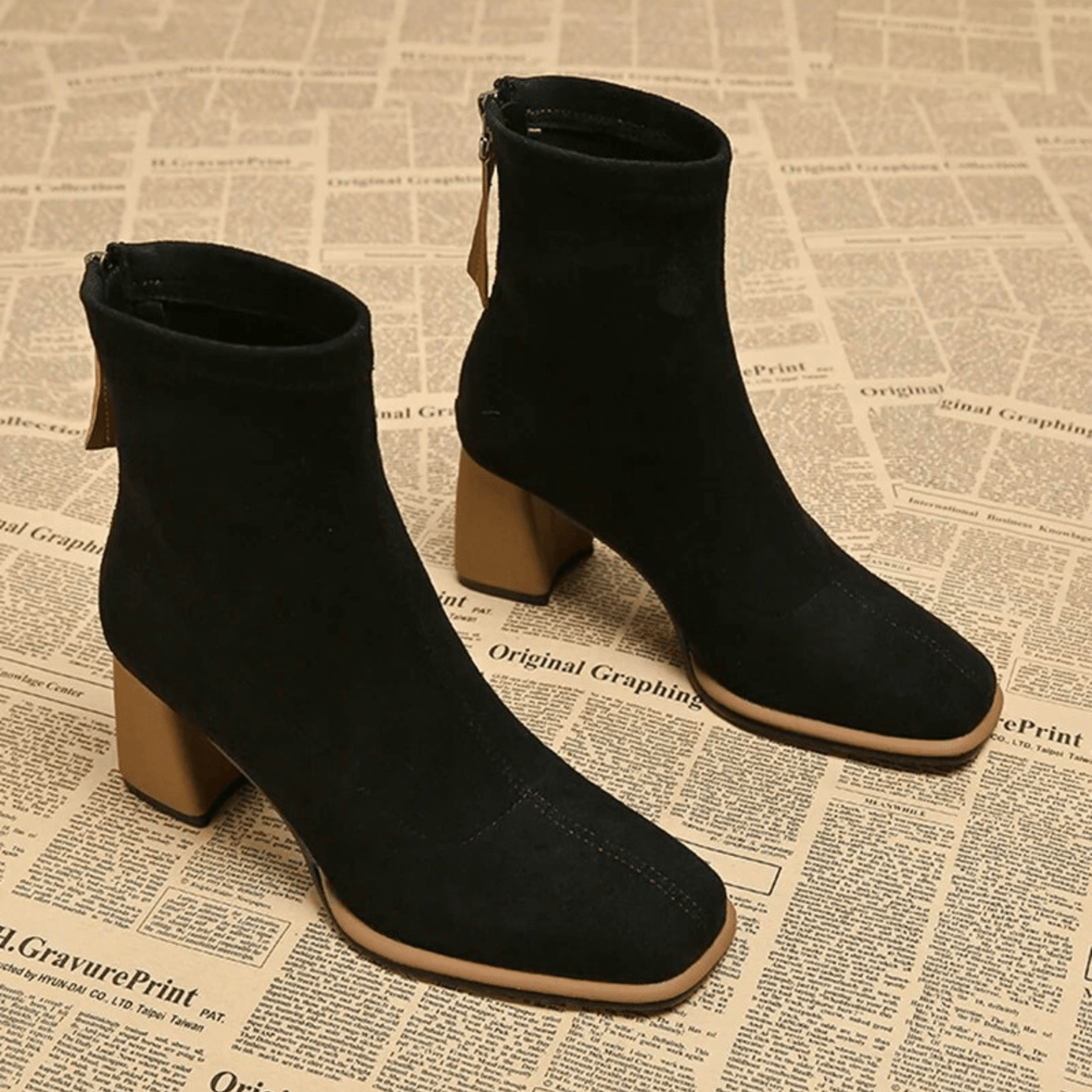 Ankle High Leather Boot