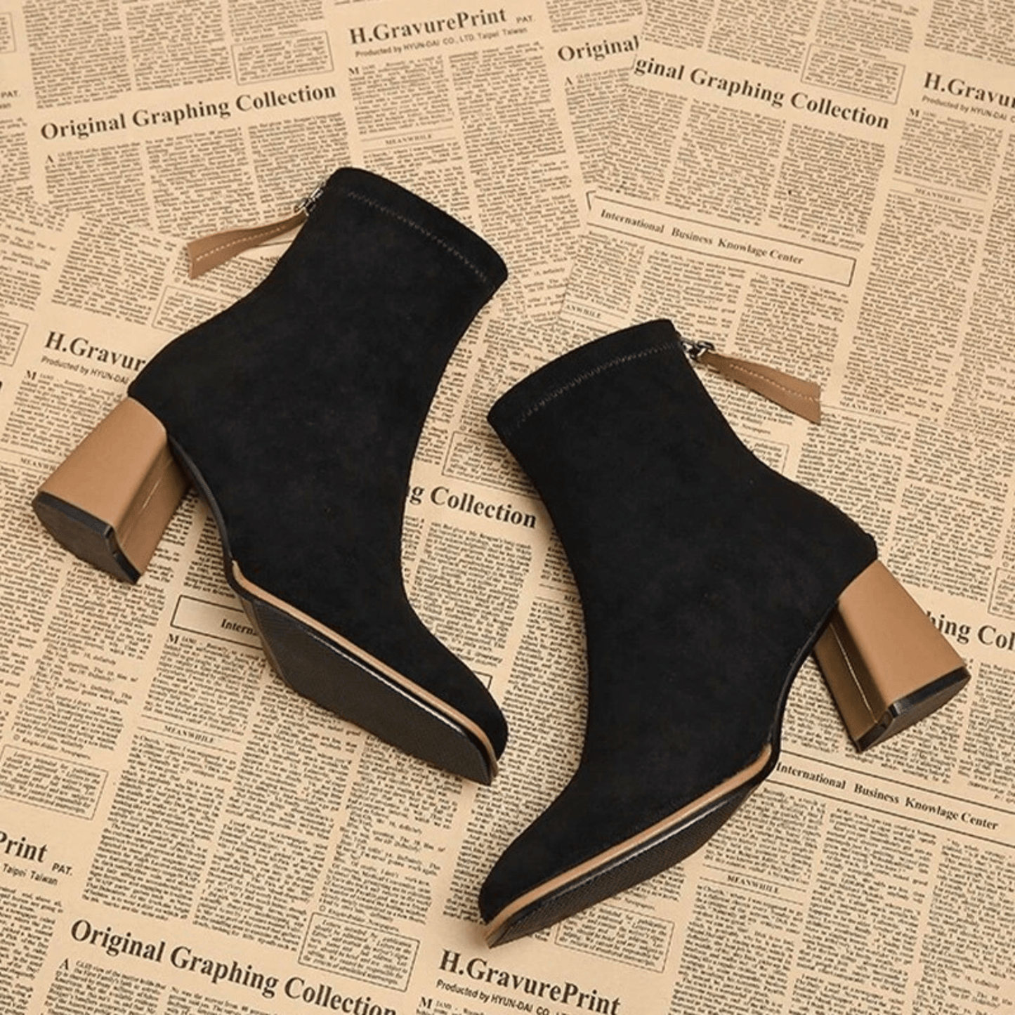 Ankle High Leather Boot