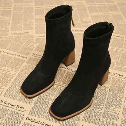 Ankle High Leather Boot