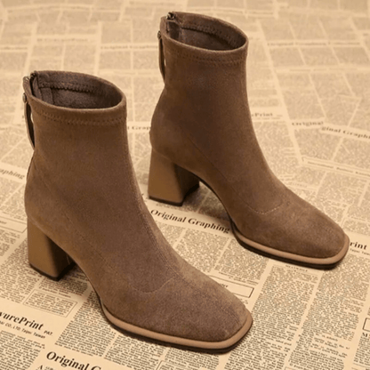 Ankle High Leather Boot