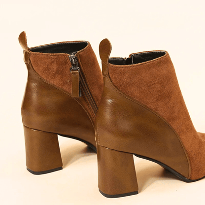 Ankle High Leather Bootie