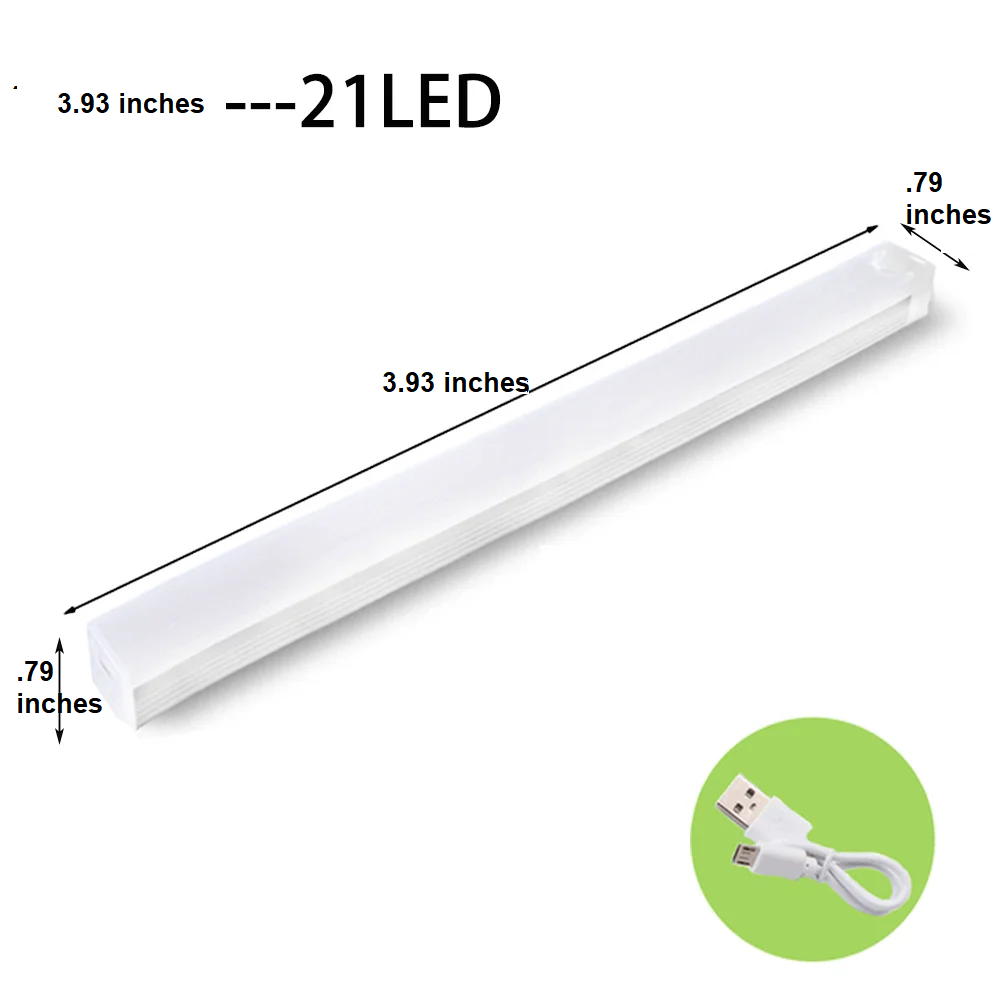 Wireless LED Lamp with Motion Sensor - SmartGlow-Warm Wit-3.94 inches-Nora Luxe